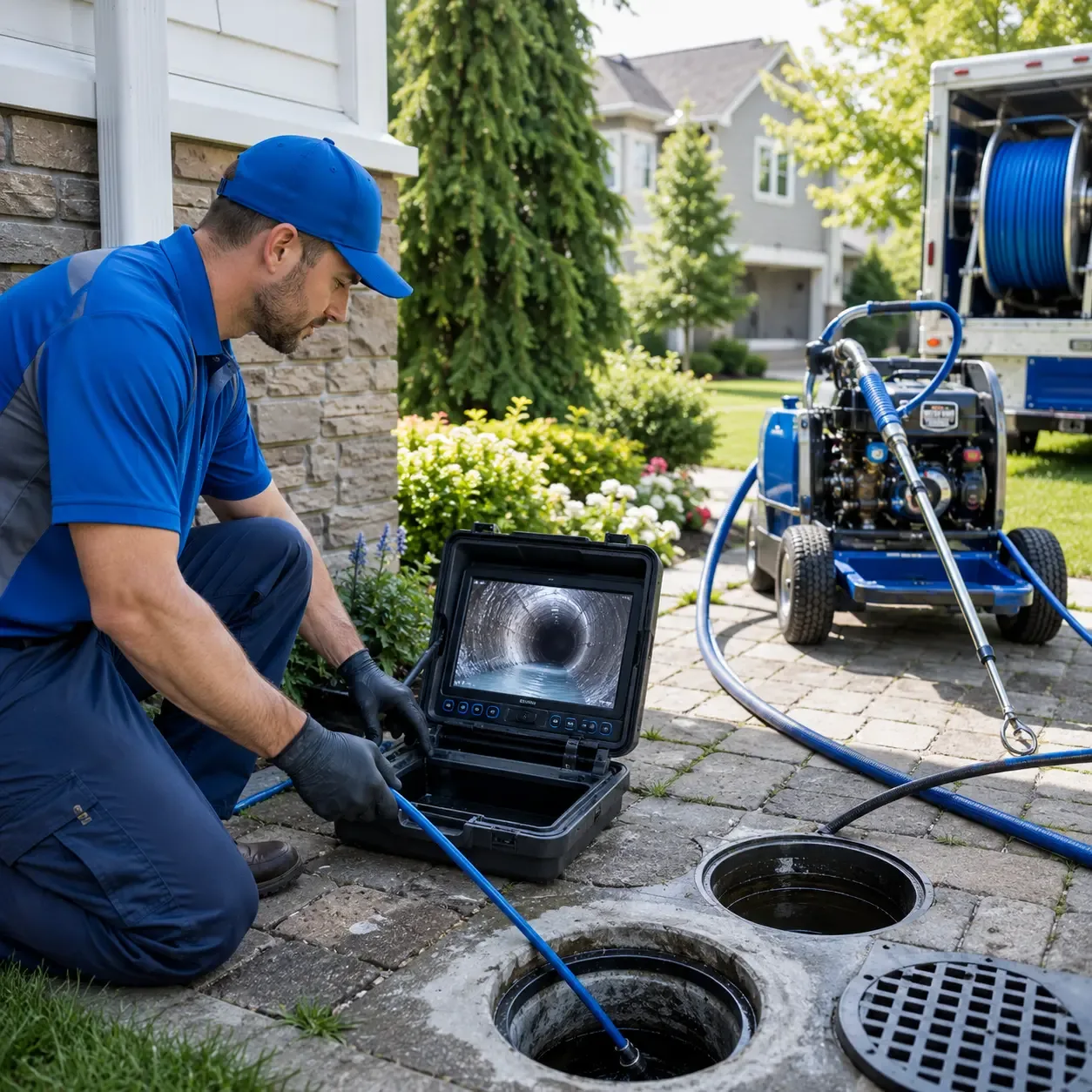 Outdoor drain cleaning professionals serving High Falls, NY