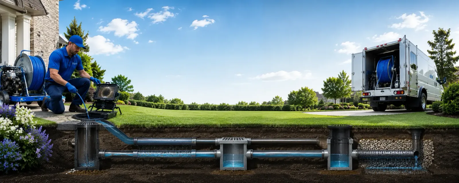 Outdoor drain cleaning information for High Falls, NY